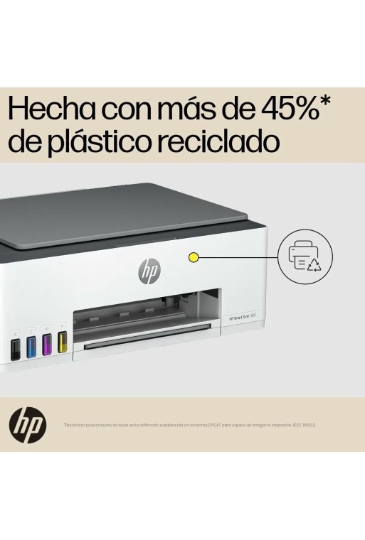 Impresora Multifuncional HP Smart Tank 580 Tinta Continua, Color, Wi-Fi, Smart App, Escaner