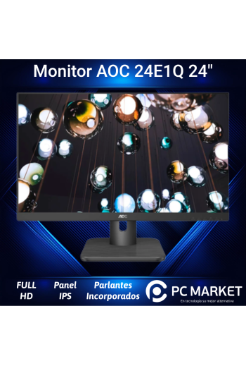 MONITOR AOC 24" 24E1Q FULL HD DP/HDMI/VGA