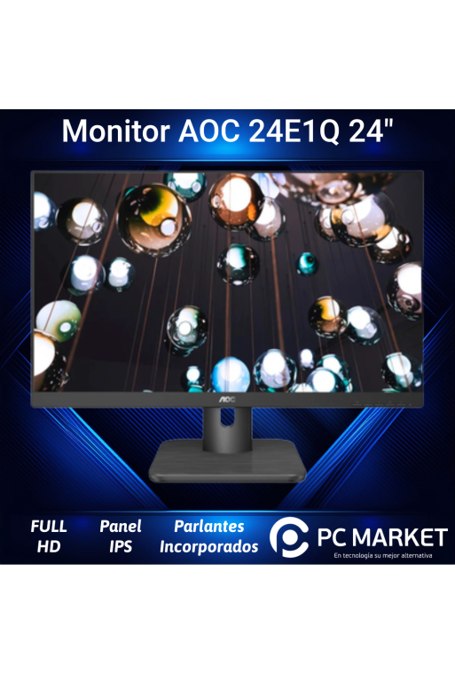 MONITOR AOC 24" 24E1Q FULL HD DP/HDMI/VGA