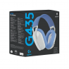 Logitech G435 LIGHTSPEED Wireless Gaming Headset WHITE